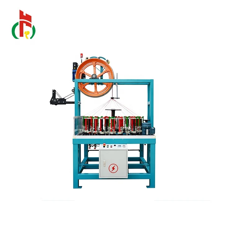 Factory Wholesale Strong Stretch Elastic Bungee Cord Braided Round Rubber Elastic Rope KBL-32-130 Braiding Machine