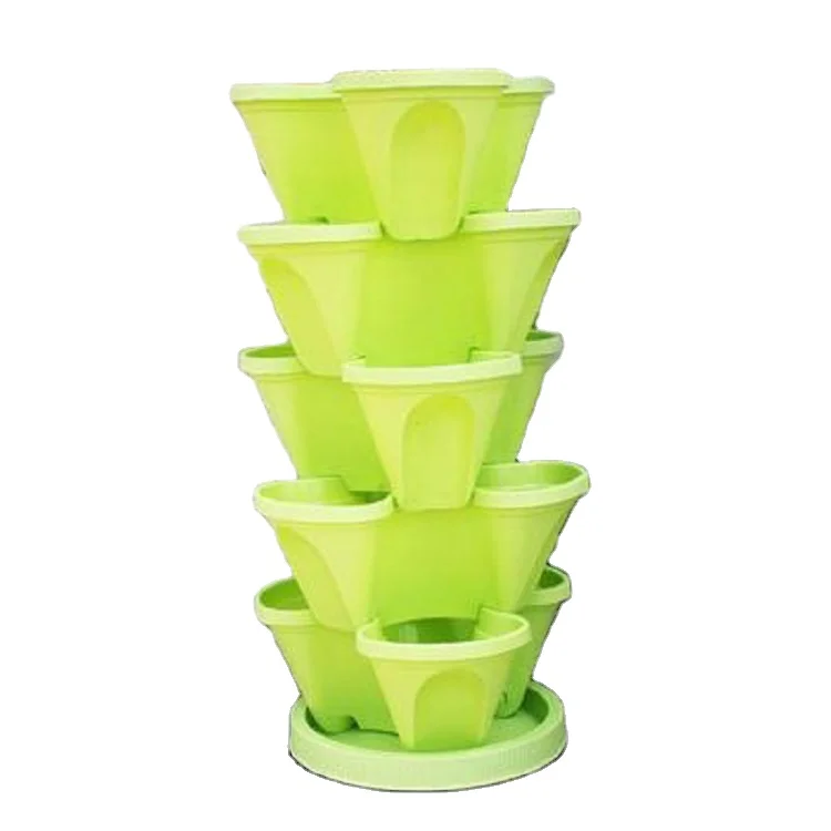 Vertical Garden Flower Pots Tower