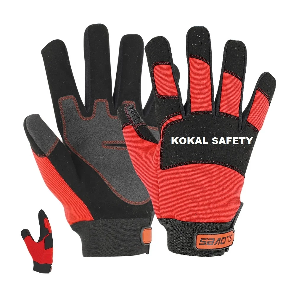 Automotive Industrial Mechanical Safety Gloves Rappelling Mechanic Gloves Best Crack Climbing Gloves For Belaying And Abseiling