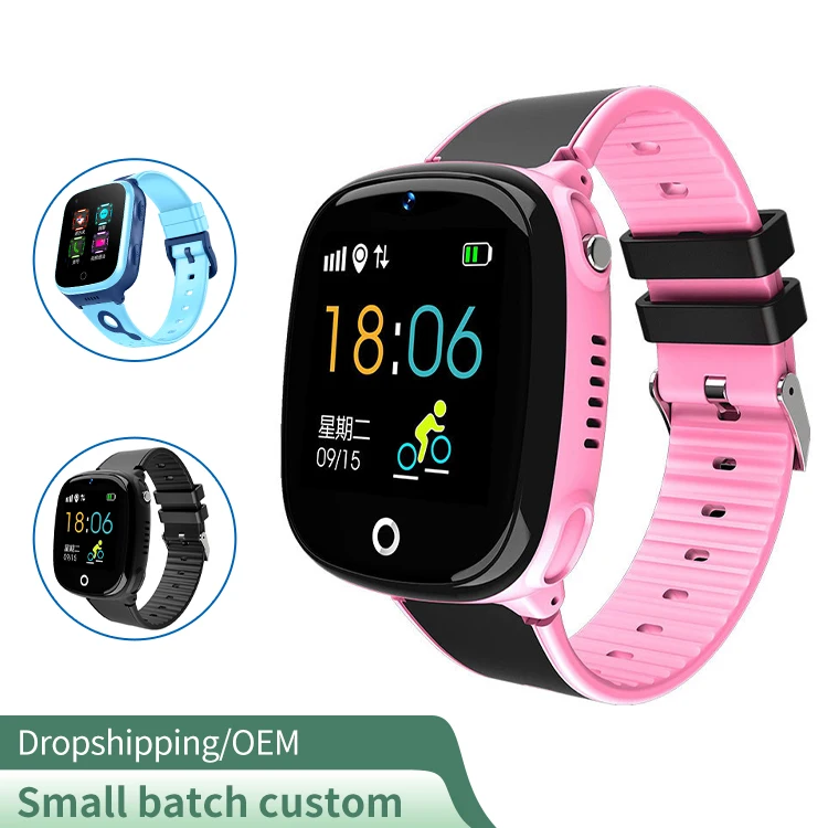 Hw11 1.44 Inch Gps Tracker Kids Smart Watch With Voice Chat Ip67 Waterproof Swimming Children Smartwatch