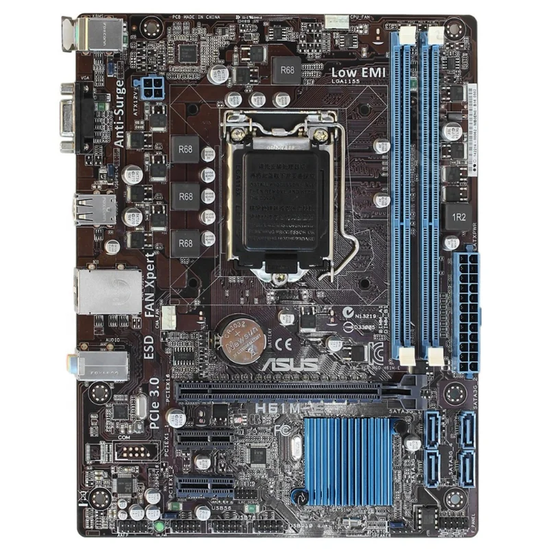 H61M-E -K для ASUS LGA 1155 Micro ATX form factor INTER H61