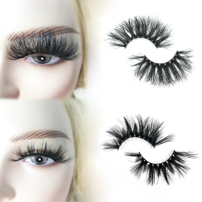 best selling dramatic magnetic 3d fluffy silk false mink wispy eyelashes eyelash strips