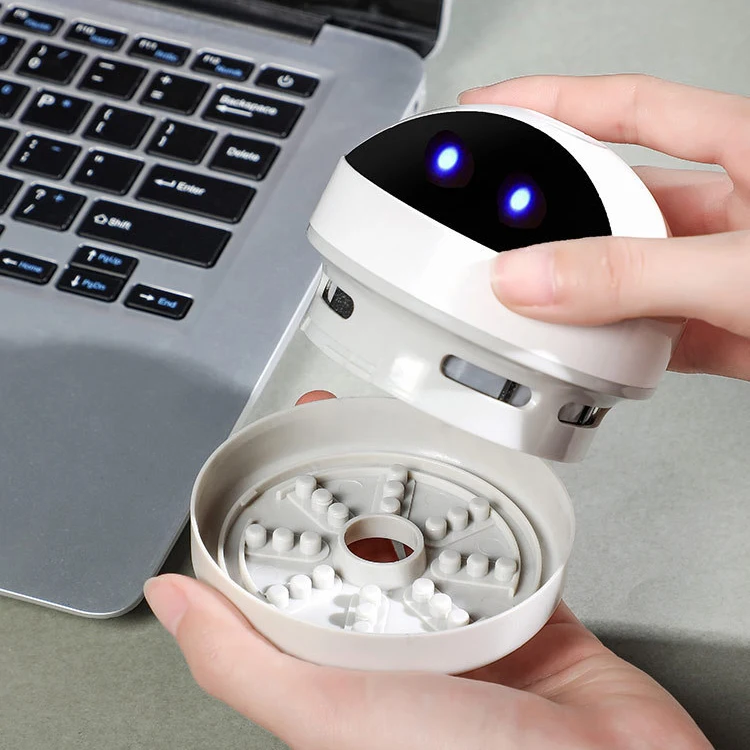 Hot Selling Usb Rechargeable Mini Desktop Vacuum Cleaner Crumb Dust Sweeper For  Home Office