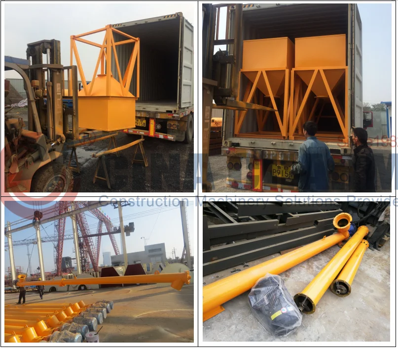 Chinese Manufacturer Screw Conveyor Mortar Powder Screw Conveyor Stainless Steel Tubular Auger Screw Conveyor for Construction