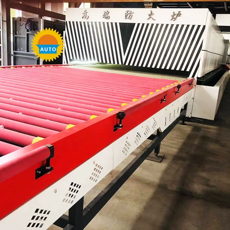 The toughened glass furnace industry machines radiation heating tempered glass making machine
