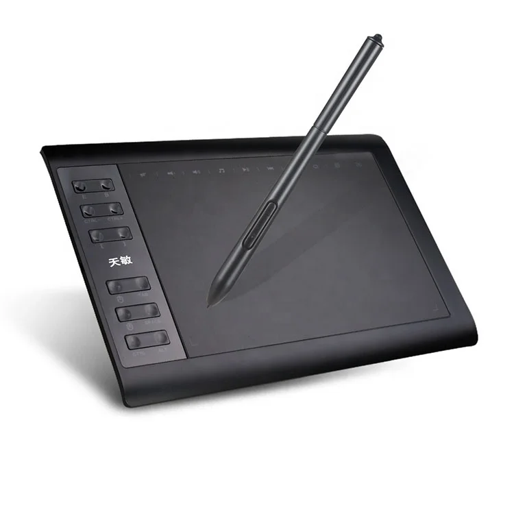 10*6 Inch   8192 Level swriting digital tablet graphic drawing   electronic graphics tablet
