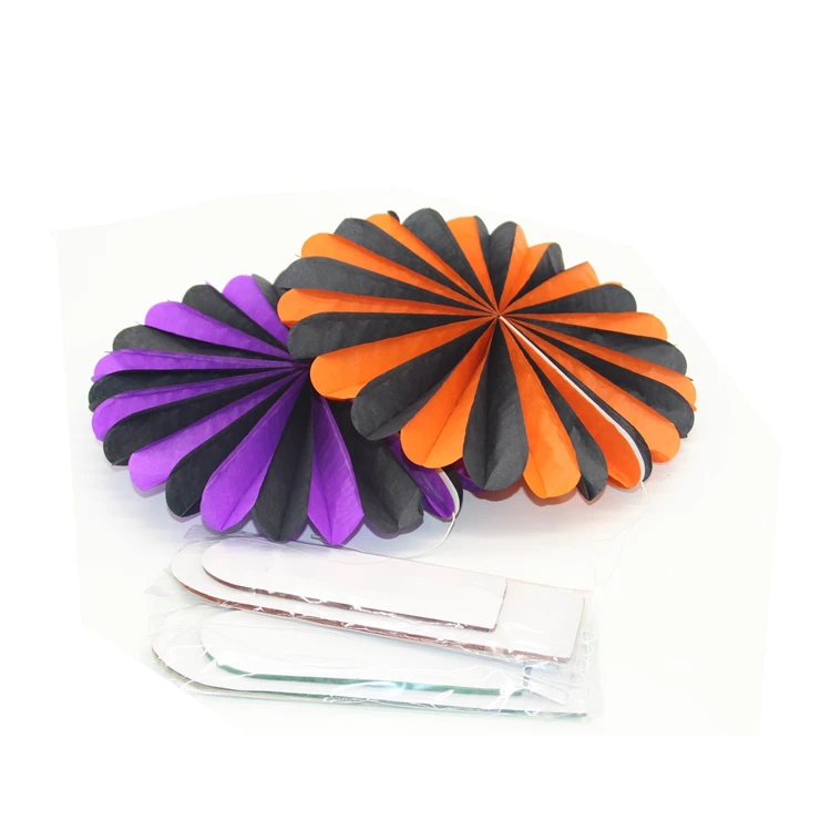 Recycle Happy Birthday Promotional Gift Portable Colourful Paper Hand Fan