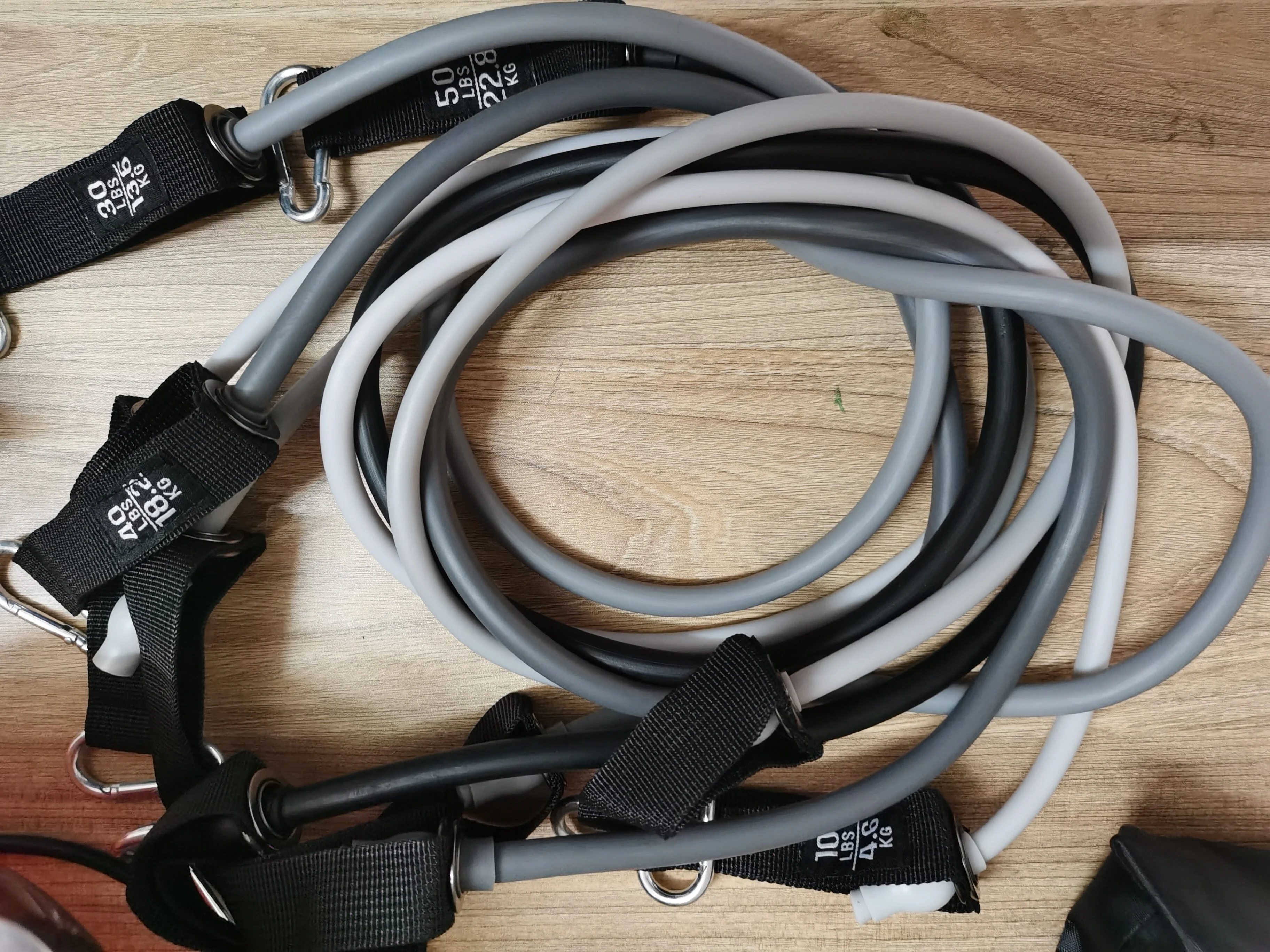 11 Pcs Resistance Fitness Pull Rope Set Latex And TPE Resistance Bands Set 11pcs Resistance Bands