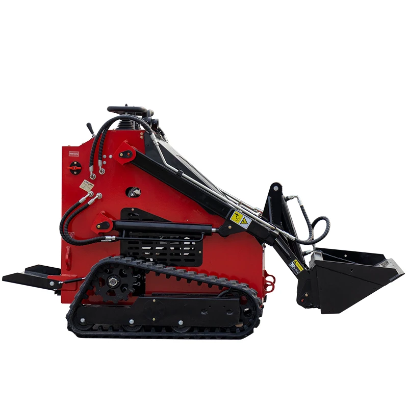 Mini Skid Steer Loader with EPA Certified Hydraulic System Gasoline Engine Farm Earth-Moving Hot Sale Bucket Attachment