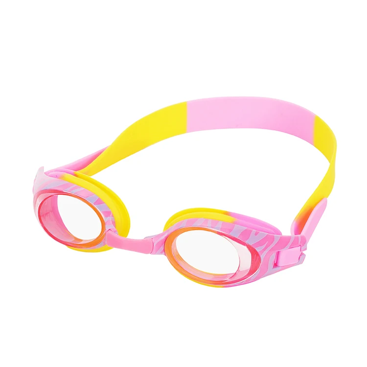
2020 combining colors in one piece design style 100% silicone anti-fog adult swimming goggles teenager 
