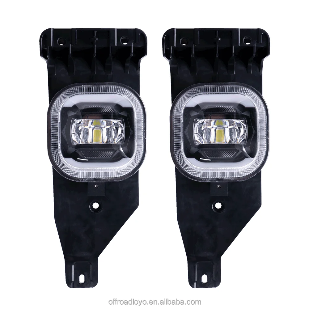 Customized Fog Lights White Running Light+ Yellow Turning Light For 2005-2007 Ford F250/350 15W*2+Drl 16Pcs 3030*2 Waterproof