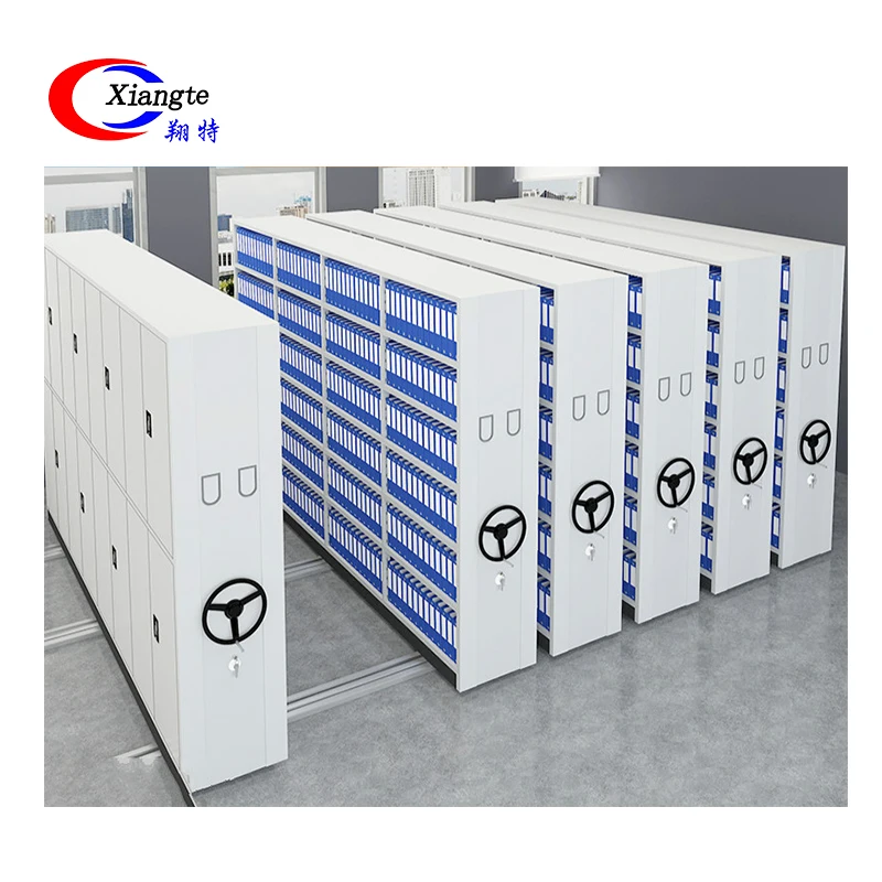 
Metal Movable Mass Shelf Storage Mobile Shelving Stacking Rack Mobile Shelving System 