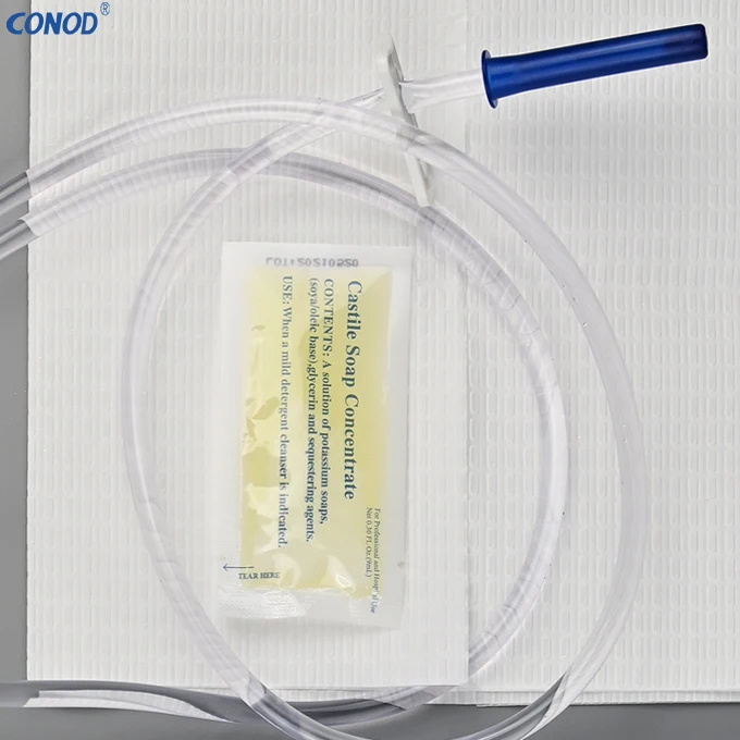 Conod Brand1500ml медицинский одноразовый комплект для клизмы/ПВХ сумка клизмы набор