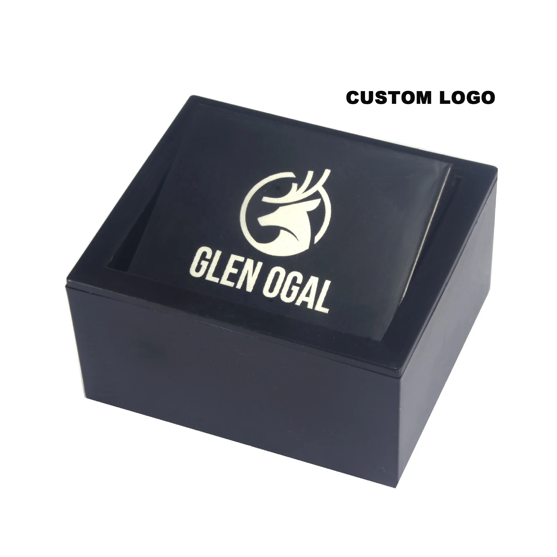 High quality new design durable turn boxes for cuff link lot stock rotating cufflink box