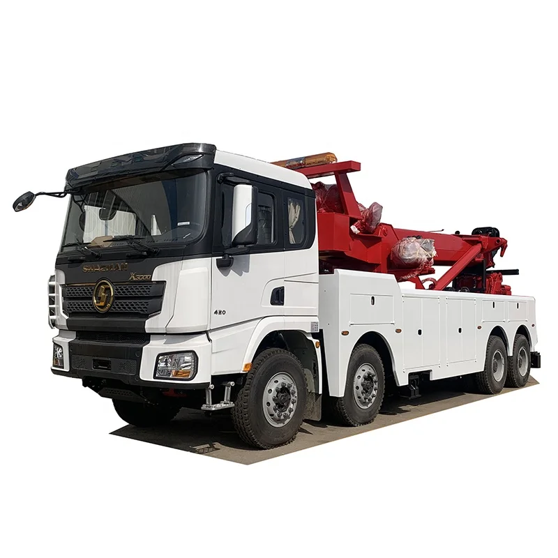 Профессиональный сверхмощный эвакуатор SHACMAN 8x4 RHD/LHD 50 тонн с вращателем для продажи