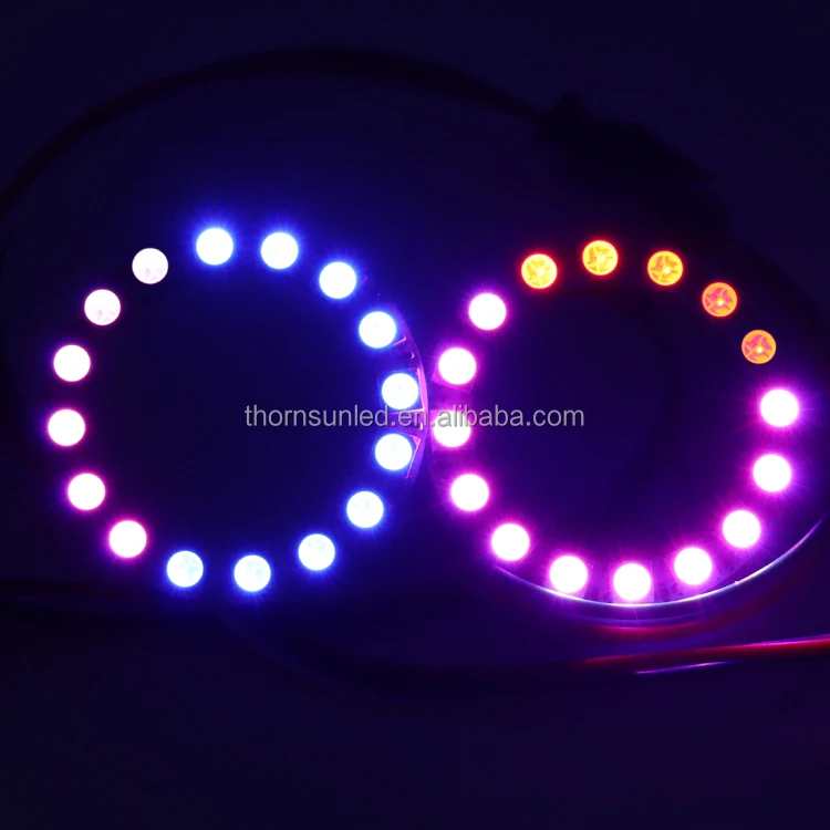
drop ship 5v sk6812 led ring 16led ws2812b led ring rgb ws2812 led halo ring led 
