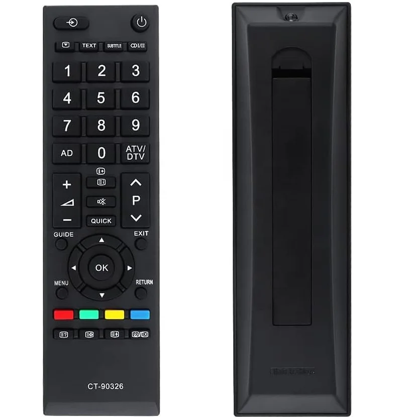 Remote Control work for Toshiba TV for LCD LED 3D HDTV Smart TVs for CT-90326