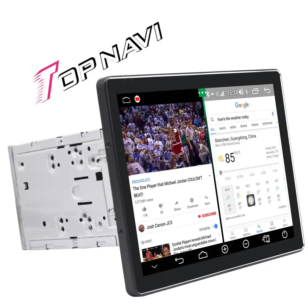 10.1 IPS Inch Vertical Screen Car Multimedia Player 2 Din Universal Car Video GPS Navigation 4G LTE Car Radio