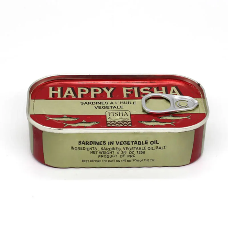 High quality sadine canned sardines fish with pepper for sale
