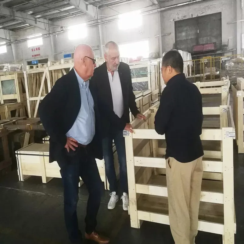 Factory Price Free Sample Frameless Shower Glass Door Walk In Tub Shower Combo Bathtub 6.8.10mm Bathtub Shower Glass Sliding Doo