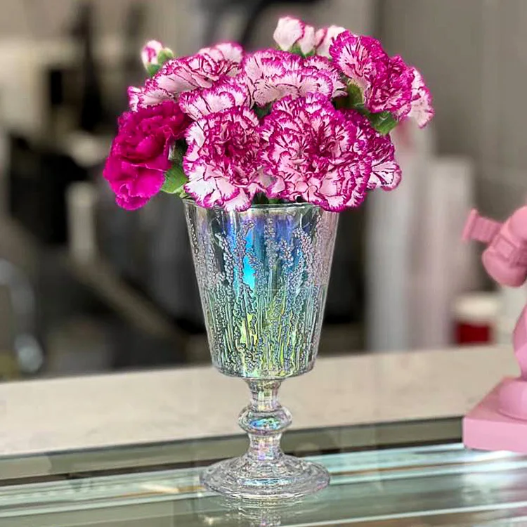 Coloured wholesale dessert glassware glass ice cream cup