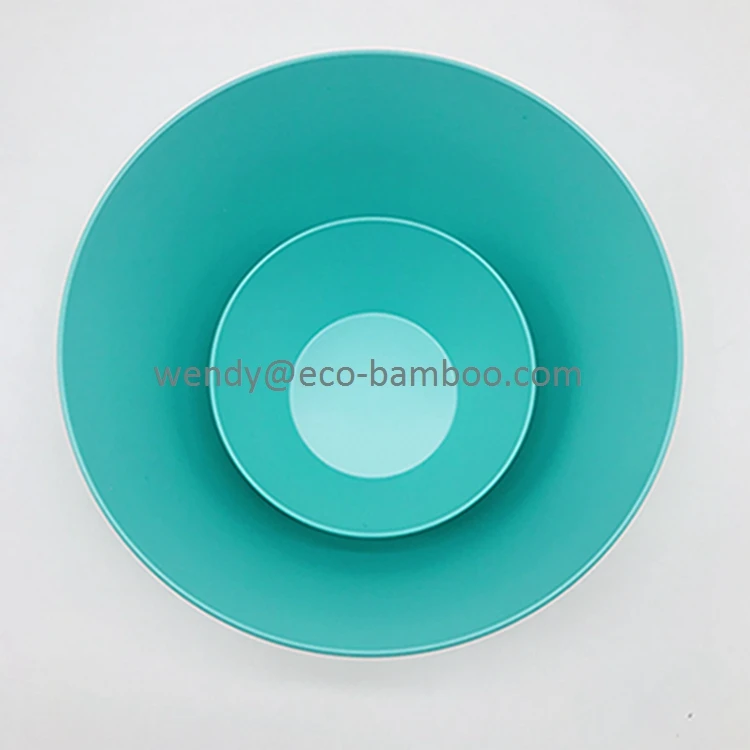 Wholesale dishwasher-safe Unbreakable RPET Bamboo Bowls Modern Design Food Party Salad Fruit Cereal Reusable Popcorn Bowl Free