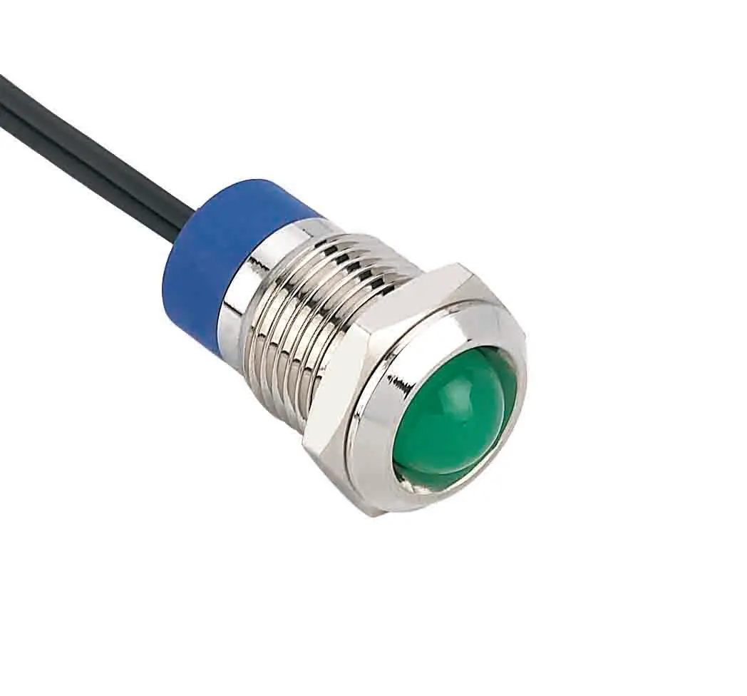 Water proof panel mount metal Signal Lamp 8mm 12mm 16mm 19mm 22mm 25mm mounting hole LED indicator