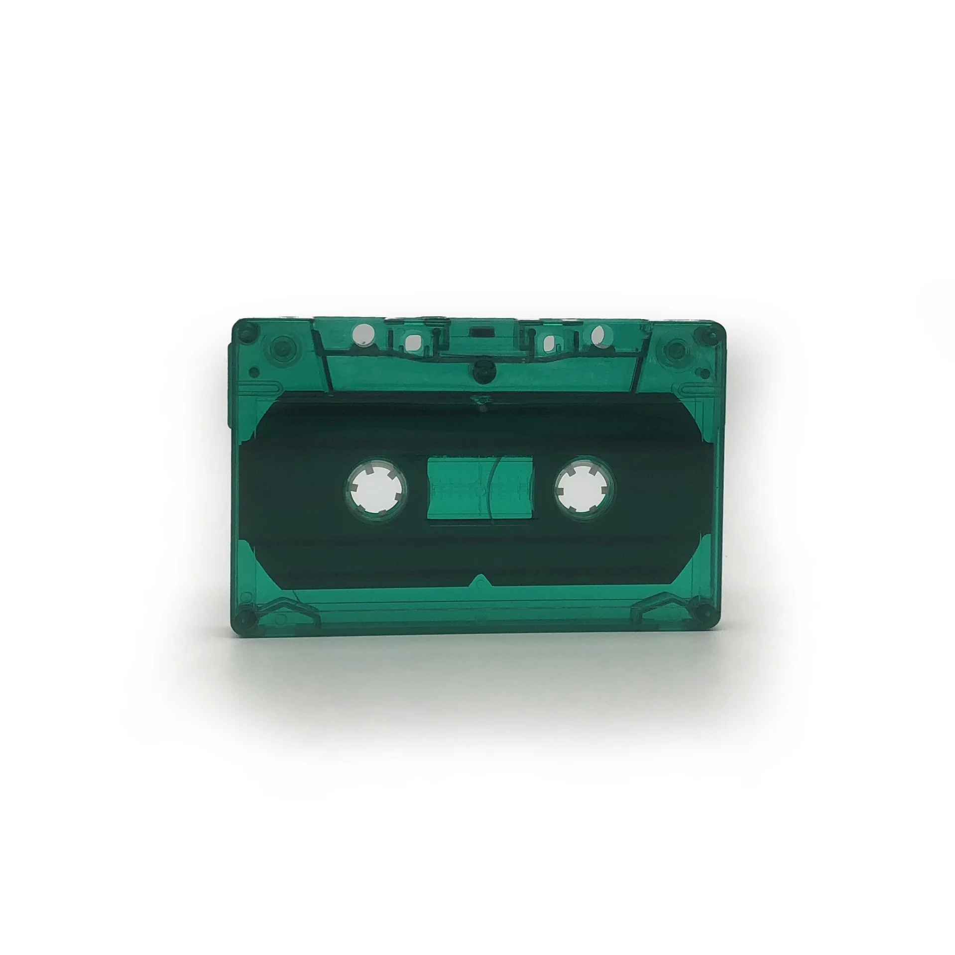 30min 60min 90min Green Packaging Color Clear Box Case Customization Blank Audio Cassette Tap