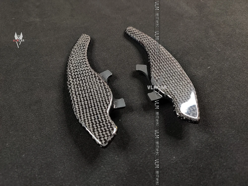 Carbon Fiber DSG Steering Wheel Paddle Extension Shifter Switch Shift for VW Golf GTI R Scirocco R20 R36 CC