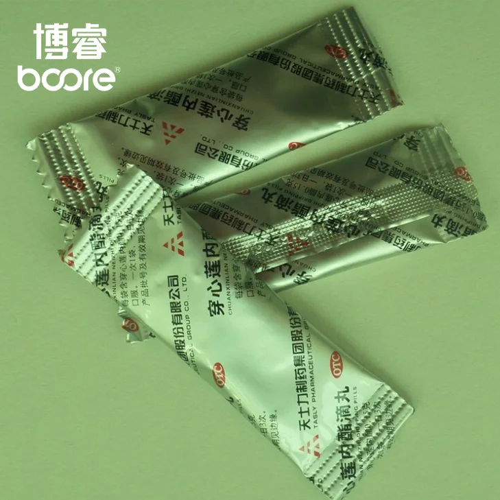 Customized food packaging aluminum foil roll film protein powder probiotic solid beverage double-sided easy to tear roll film