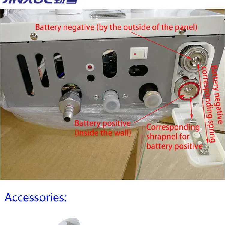 Gas Water Heater 6L 8L 10L 12L 14L 16L 20L 24L Natural Boiler Instant Gaz Propane Tankless Lpg Geyser gas power parts wholesale