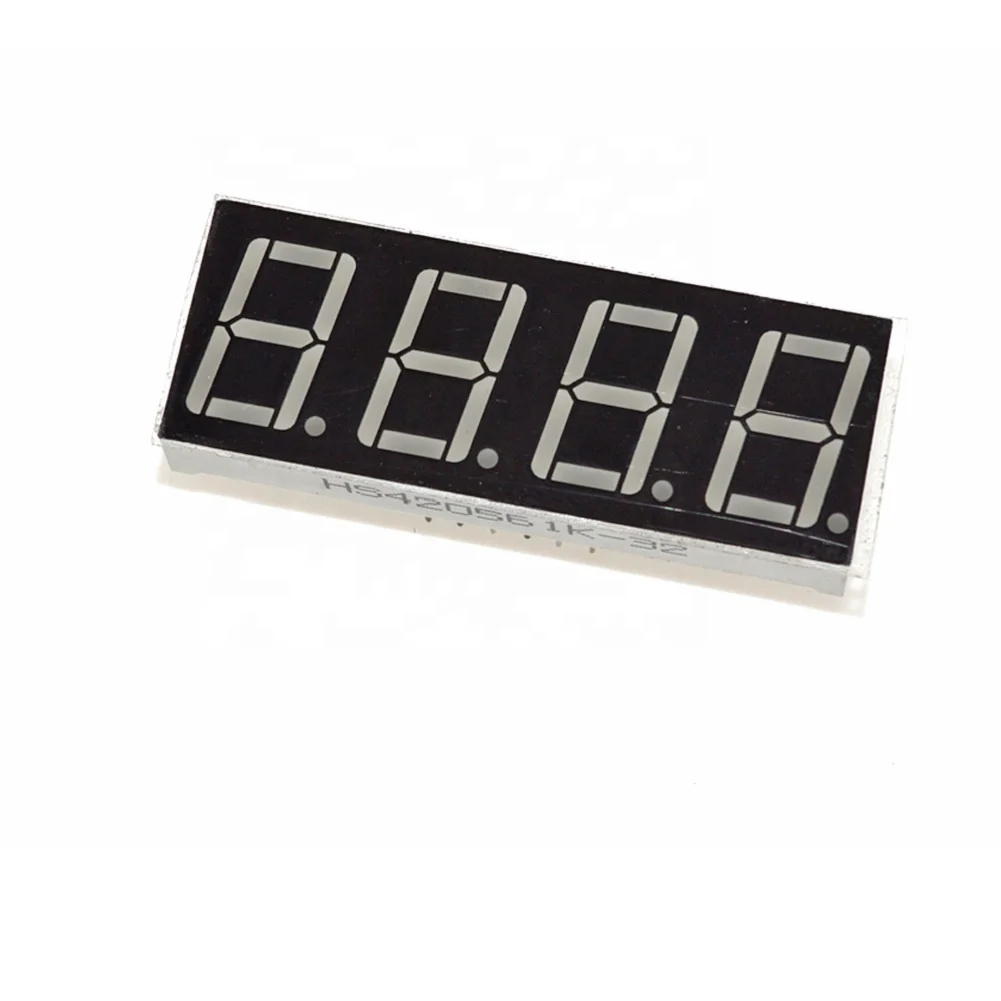 7-Segment 0.56 Inch 4 Digit 12 Pins Red 7-segment-led-display-pcb board LED Digital Tube