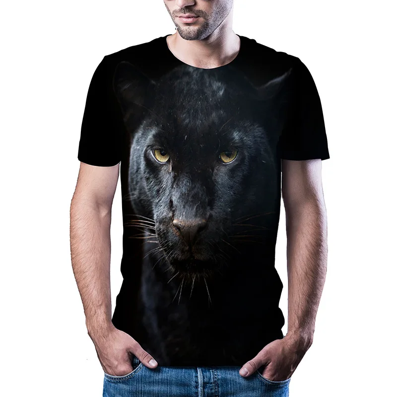 Top-selling men designer creative anime 3D digital printing loose short sleeve T-shirt