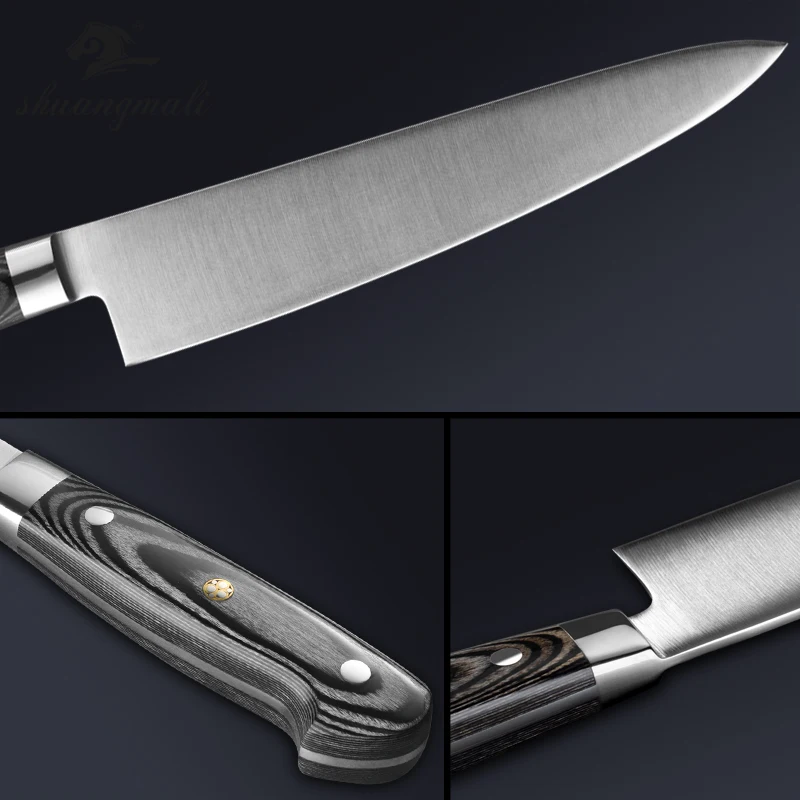 
10 Inch Germany Import 1.4116 Steel Japanese Kitchen Gyuto Chef Knife 