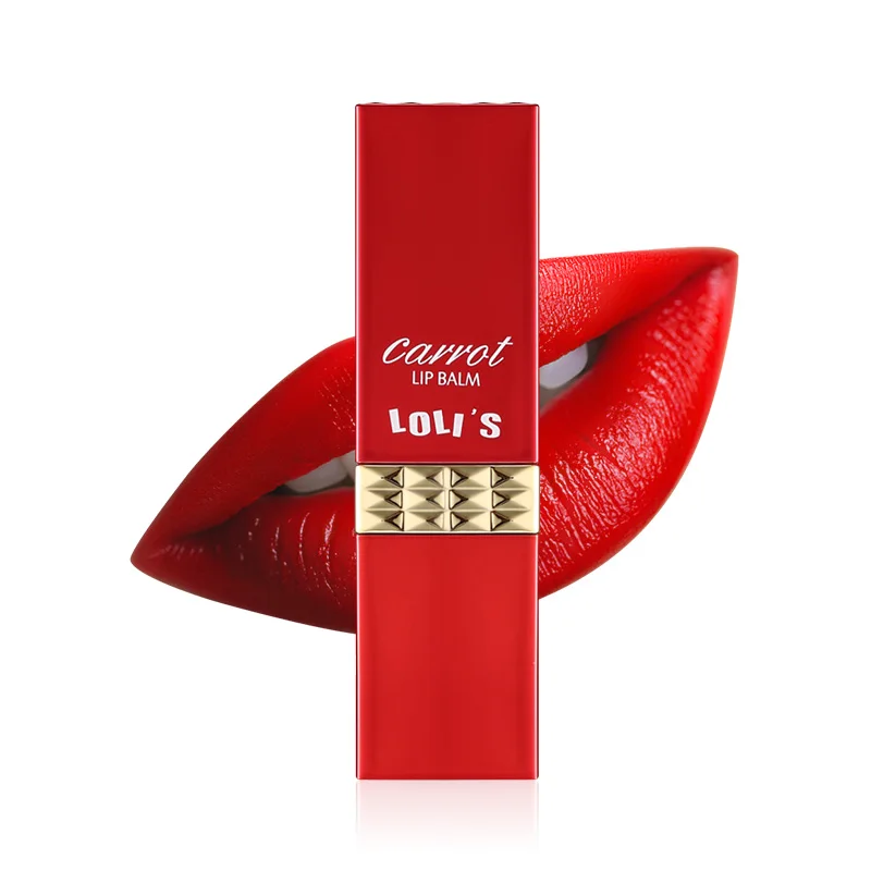 New Promotion private label Vegan Lipgloss Color Change Lipstick Carrot Natural Plants Ingredients Halal Lipstick