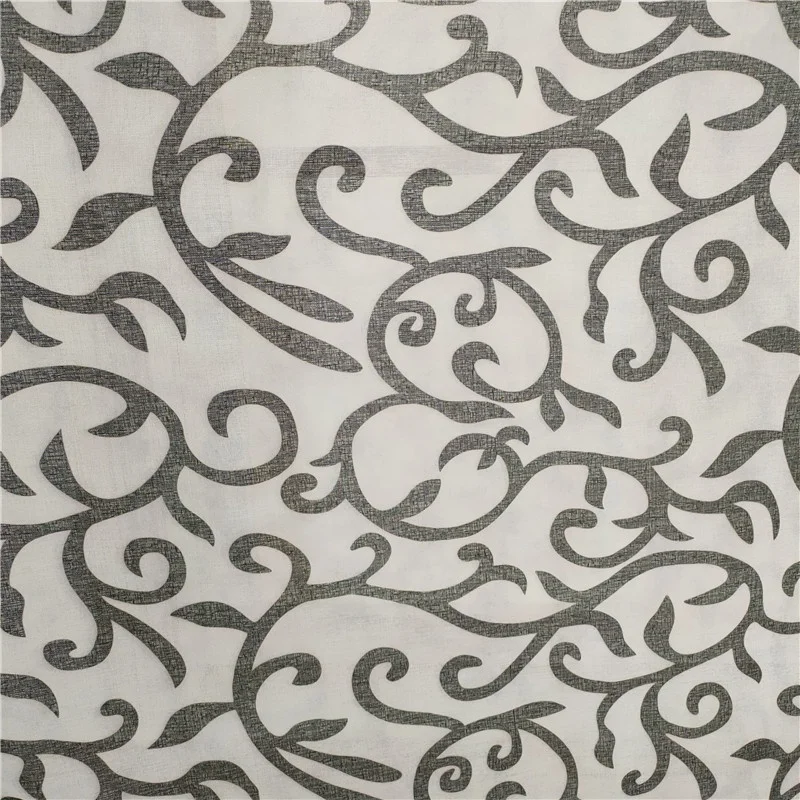 American Style Cheap Semi Transparent Voile Curtain Sheer Half Dolly Tulle Fabric For Curtains