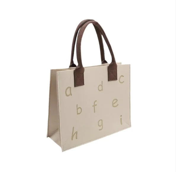 Brand new Stylish felt Organizer Insert Bag made in China colored