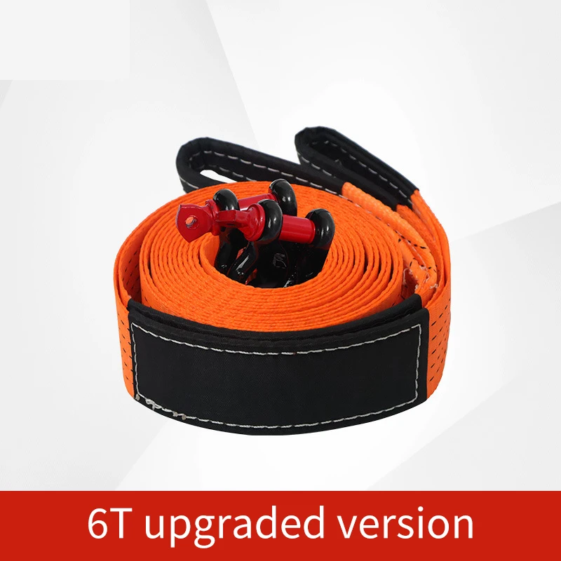 Wholesale factory price high strength towing belt for car snatch strap with slings eye hook