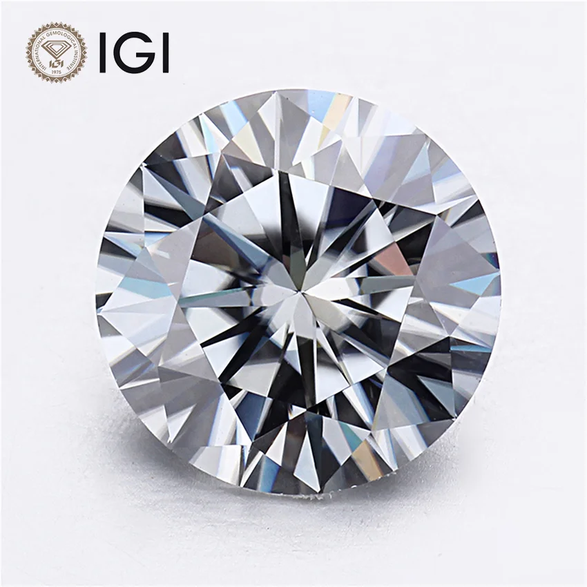IGI Certificated D Color  White 0.5 1.5 Carat  Synthetic Loose Diamond VVS1 Clarity  With GIA