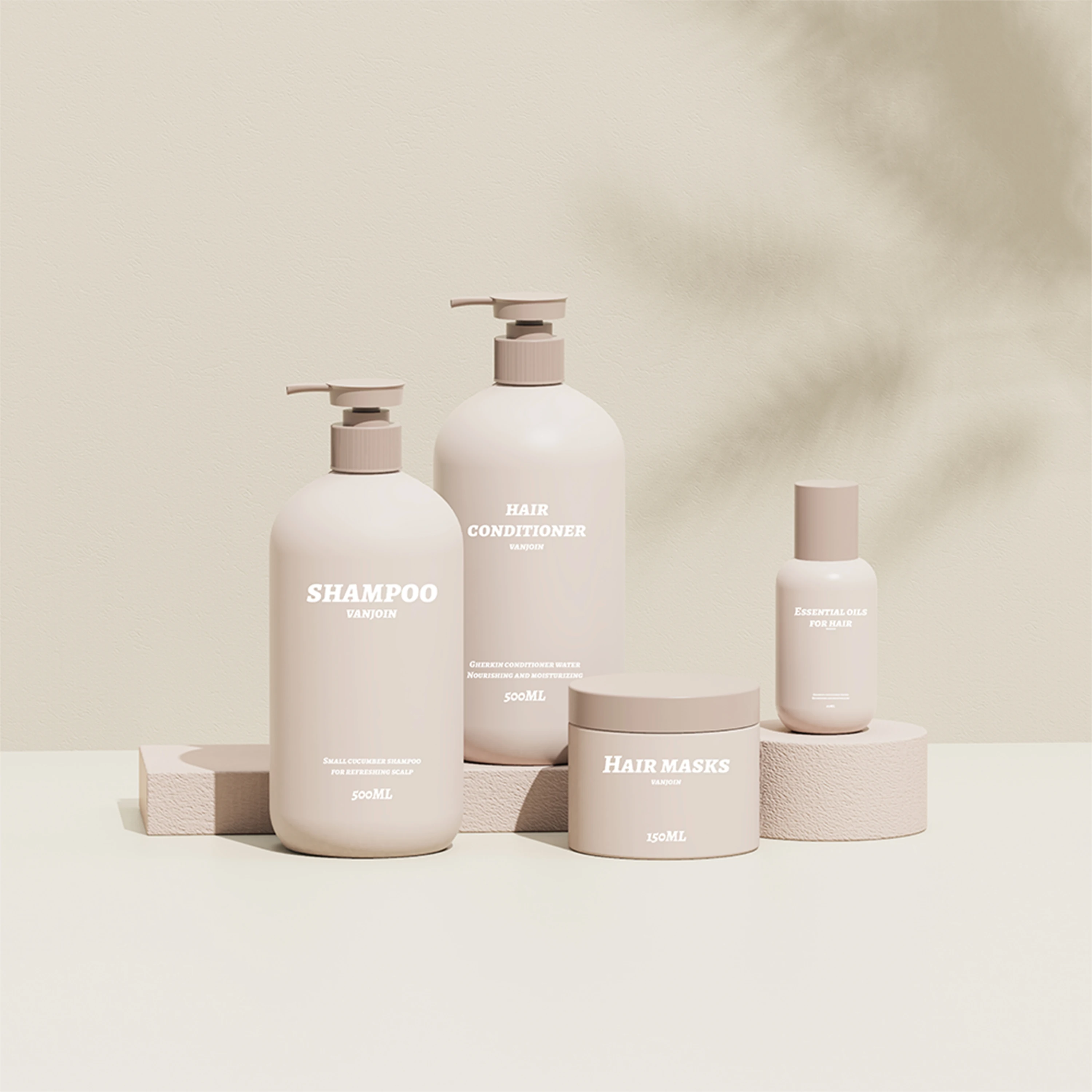 Milk Yellow 60ml 500ml Lotion Bottle 150ml Cosmetic Jar with Customized PrintingLuxury Cosmetic Gift Set Packaging