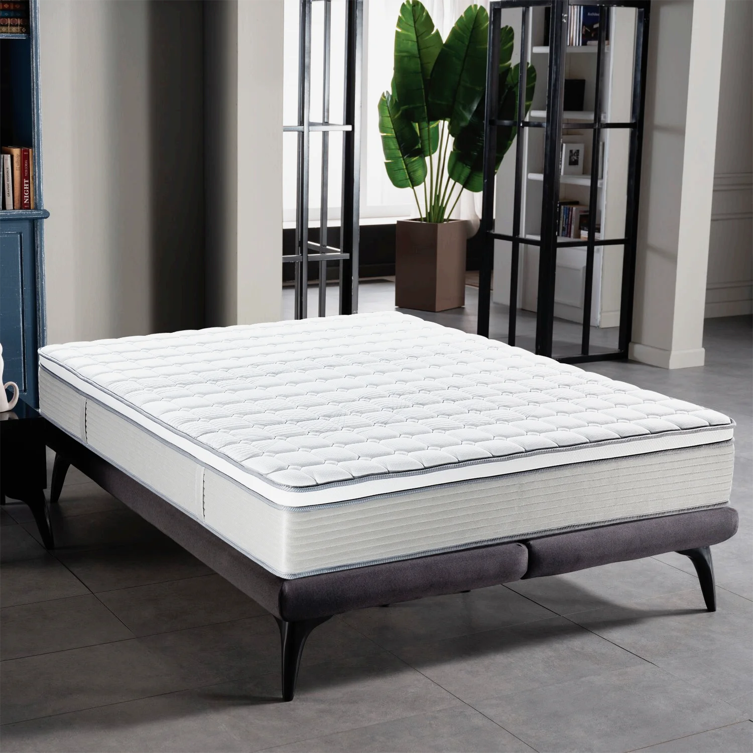 AIDI Hotel Korean Single Twin King Queen Size Bonnel Spring Natural Latex Foam Bed Mattress Mattresses For Sale