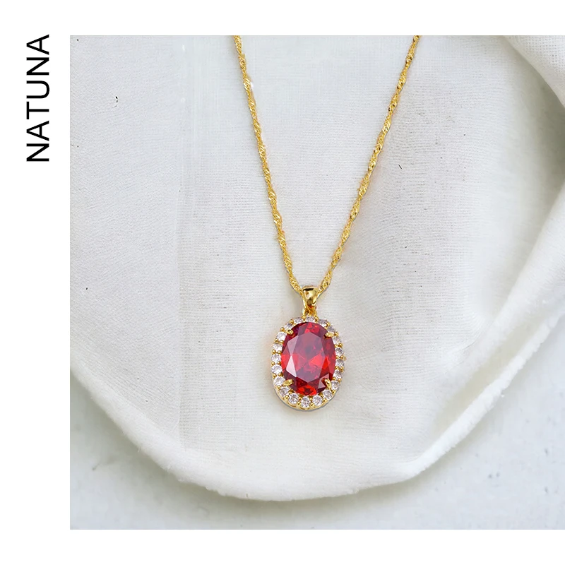 Natuna Vantage Jewelry Cut Ladies Charm Brass Moissanite Bracelets Ruby Ring Brass For Women