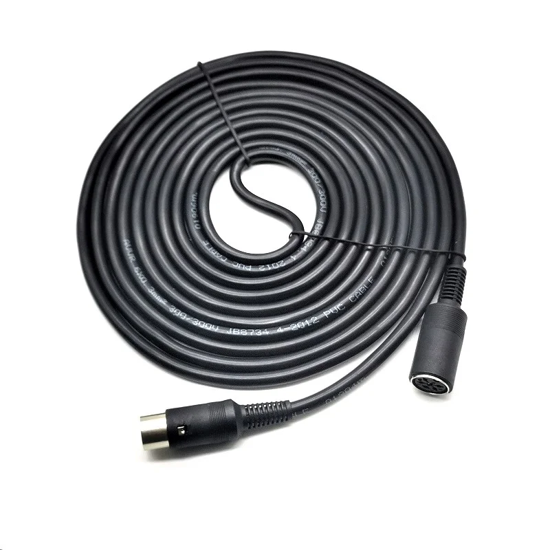 Черный 6Pin DIN MIDI 6Pin мини-кабель