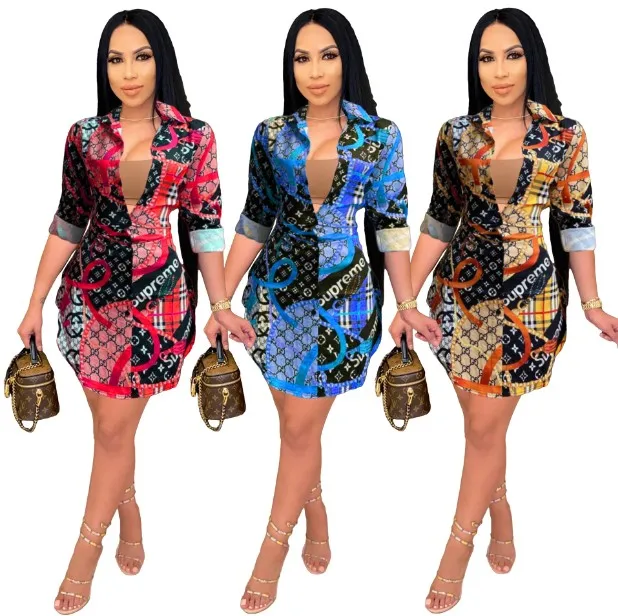 
Wholesale spring summer Fashionable casual print blouse for ladies fashion print women shirts 