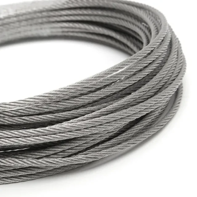 6*19s 21mm 23mm Black Bright Ungalvanized Steel Wire Rope of DIN3060 En12385 Factory