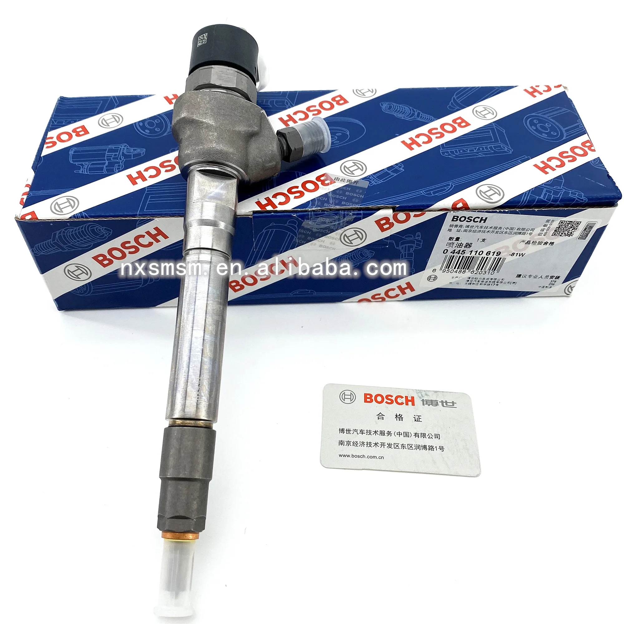 Original New Diesel Fuel Injector Common Rail Injector Assembly 0445110619 for Great Wall 4D20 engine