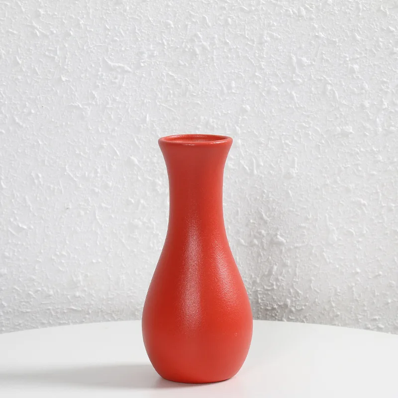 Modern Farmhouse Decor Black Porcelain Vases Boho Style Home Minimalist Nordic Decor Square Ceramic Vase