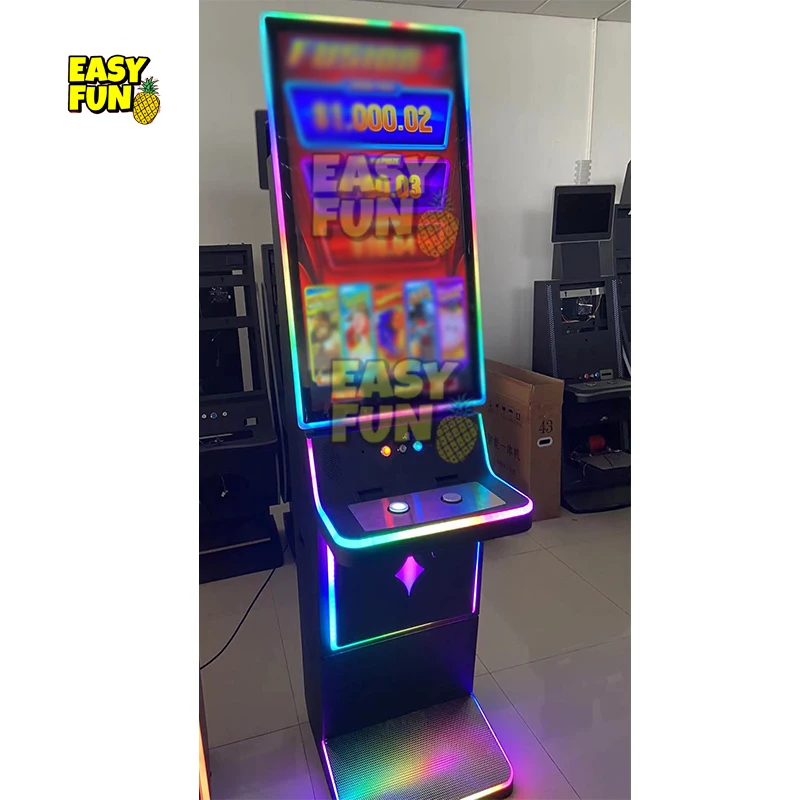 Popular USA 43 Inch Vertical Curved Screen 5 in 1 Multi Amusement Video Game Board Cabinet High Roller