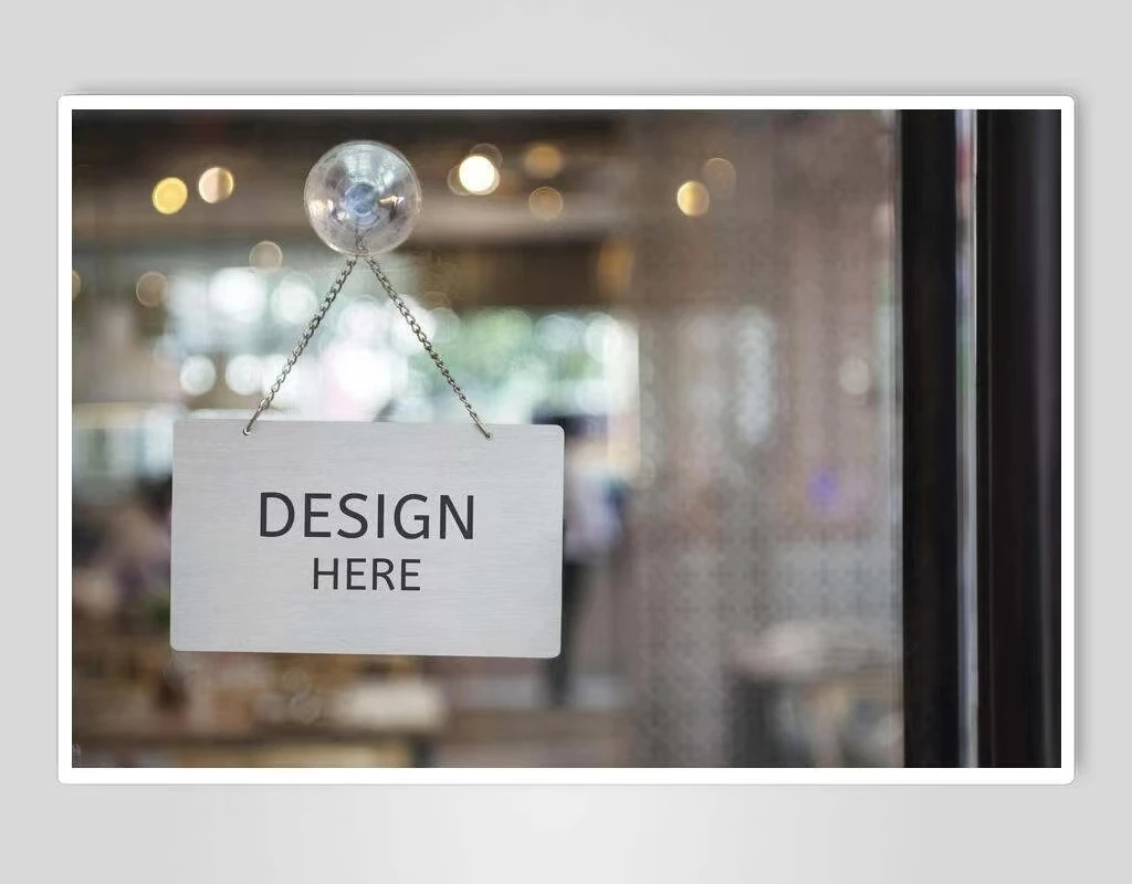 Hot Selling custom house number wooden hanging  door sign signboard lighted sign