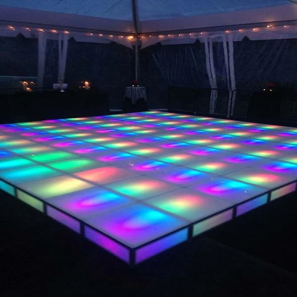 Factory Direct Rechargeable 7mx7m Easy setup Night club decoration LED Stage Platform